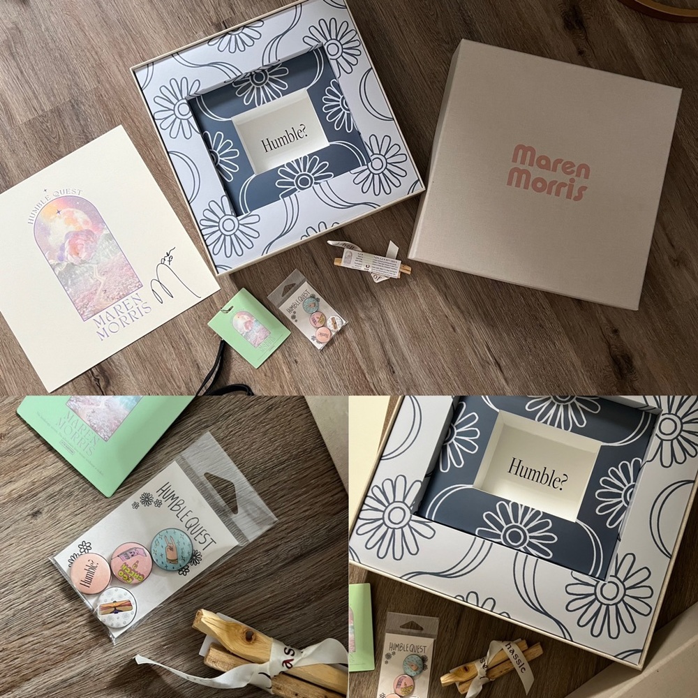 Maren Morris signed autograph Humble Quest Tour 2022 VIP Merch Box Set
